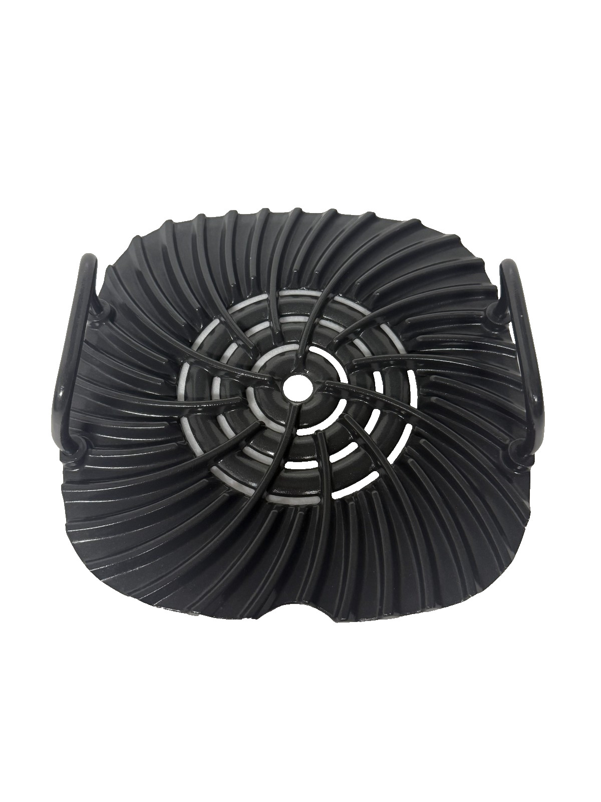 Cast iron raised trivet 10" square