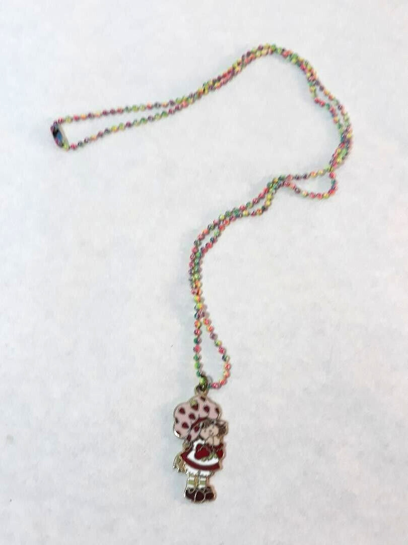 Vintage 1980 Strawberry Shortcake Necklace