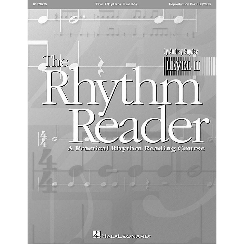 Hal Leonard Rhythm Reader II A Practical Rhythm Reading Course Reproducible Pk