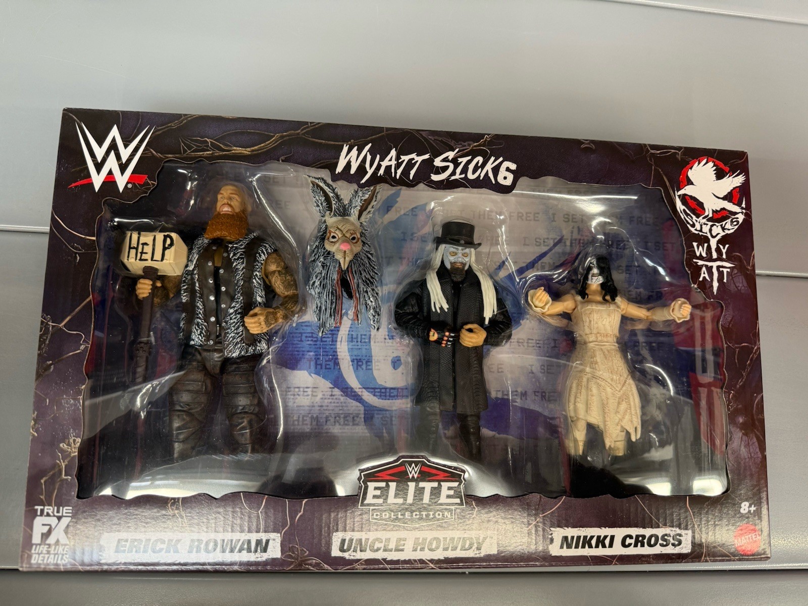 WWE Elite WYATT SICKS 3 Pack Figures Uncle Howdy Nikki Cross Erick Rowan Sick6