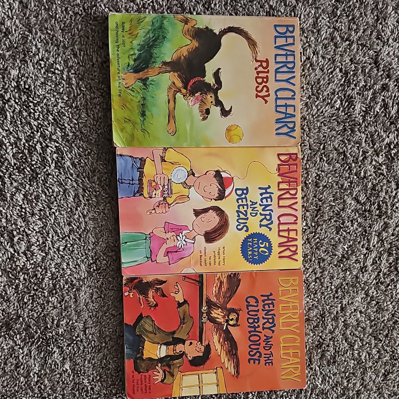 Beverly Cleary Henry Huggins Series, Ribsy, Beezus, Clubhouse, Paperback