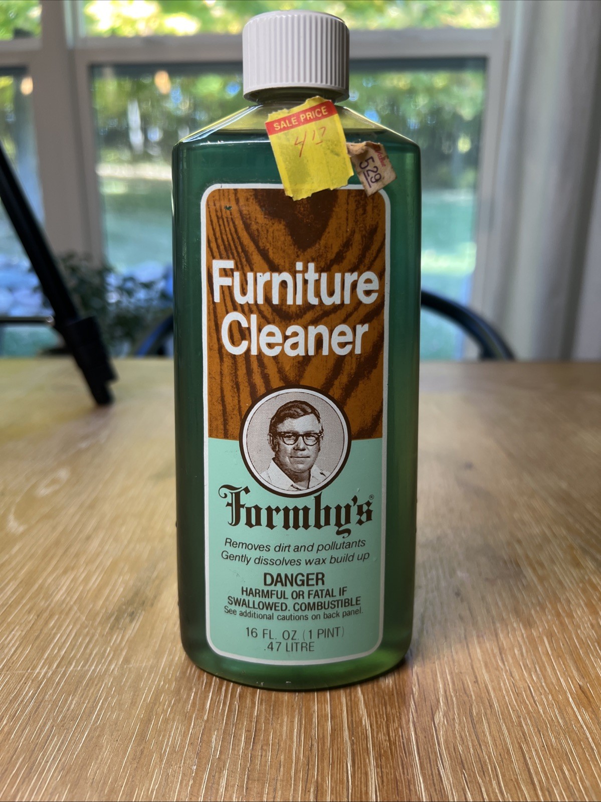 Vintage 16 Oz Formby’s Furniture Cleaner 1 Pint Full Dissolves Wax Discontinued