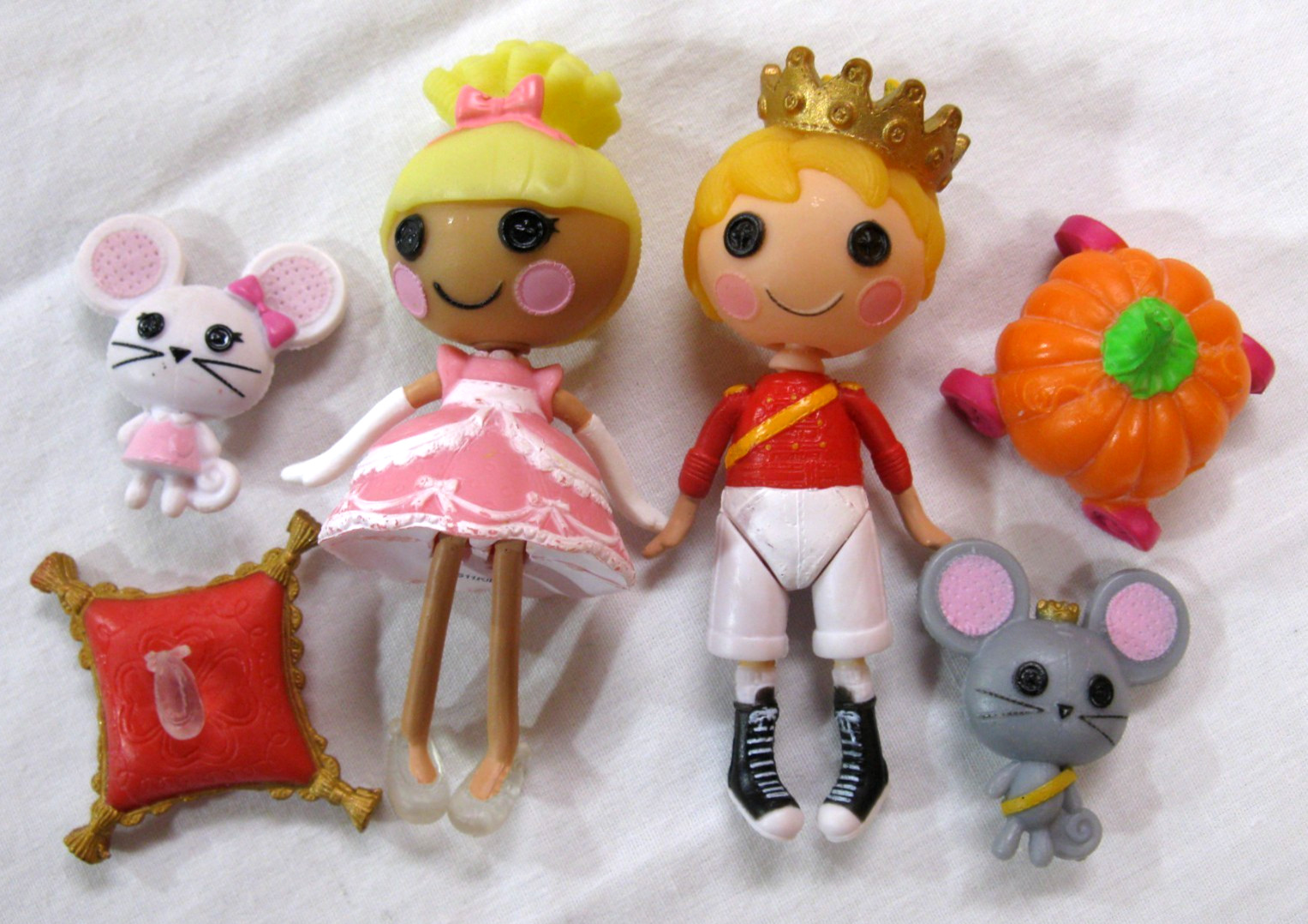 Mini Lalaloopsy Cinder Slippers Prince Handsome 3" Dolls Accessories & Pets