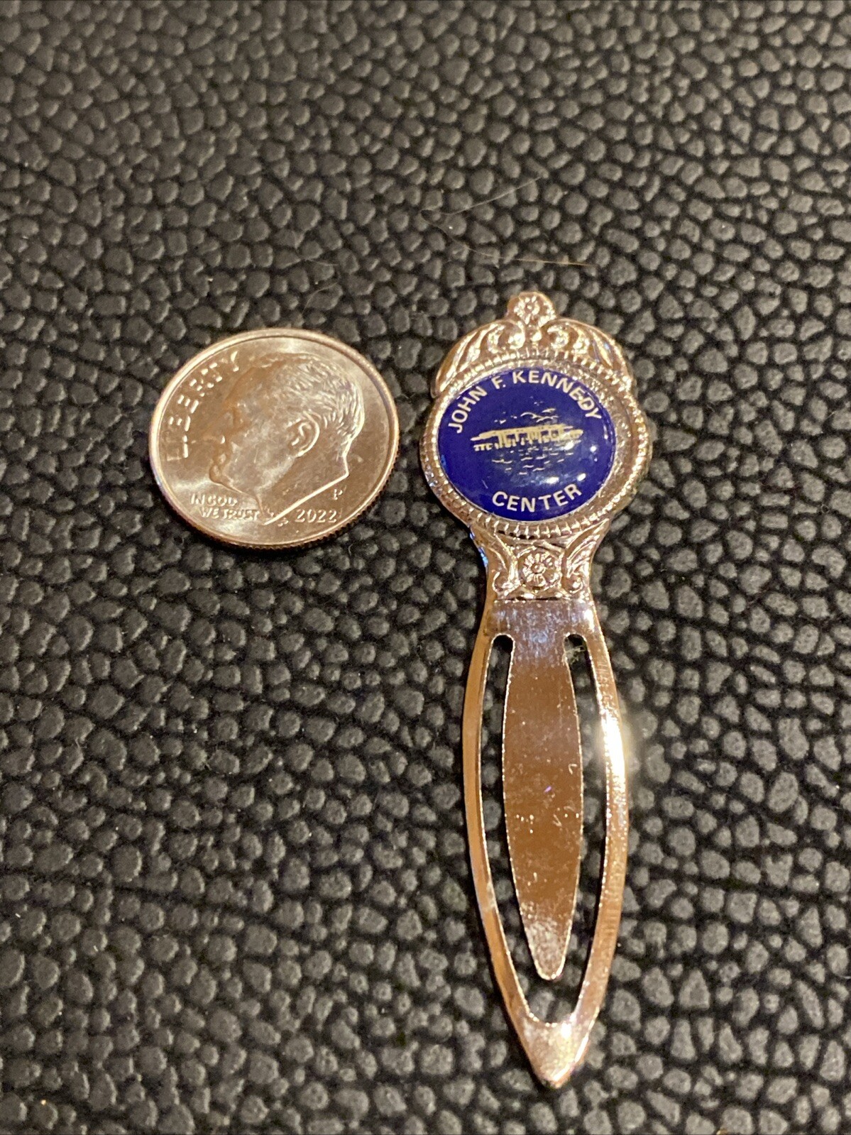 VTG JFK JOHN F KENNEDY CENTER Washington DC Souvenir Bookmark Page Marker Clip