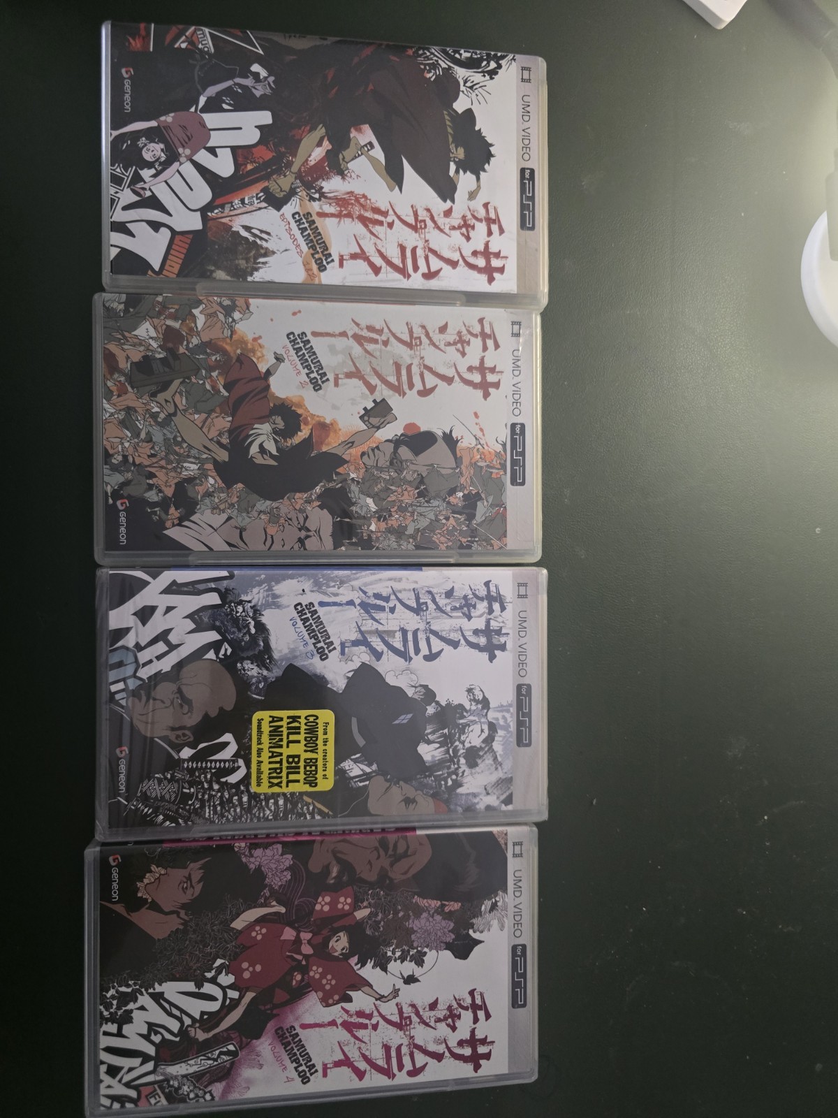 Samurai Champloo - Episodes 1&2+Volumes 2, 3, & 4 UMD PSP - Complete - Lot of 4