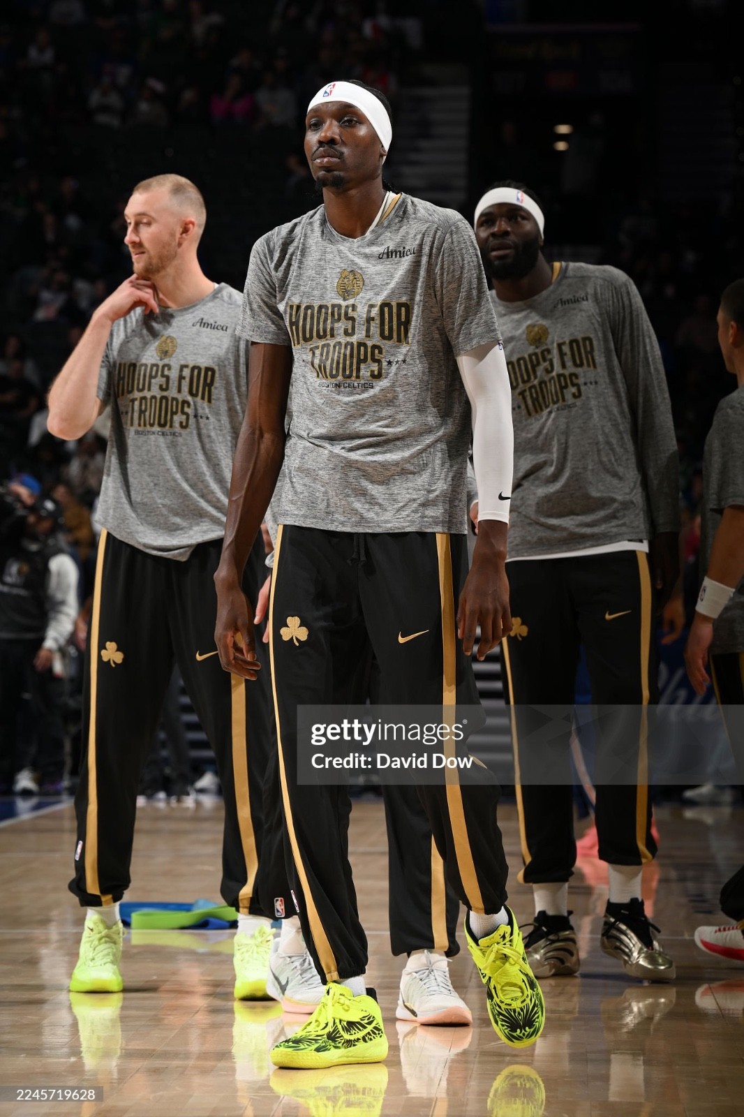 Boston Celtics Game Worn Team Issued Warm Up Shirt Fanatics Chris Boucher Oregon