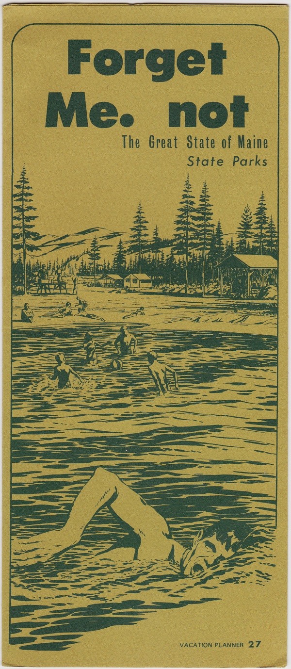 c1970 Maine State Parks Promotional Brochure