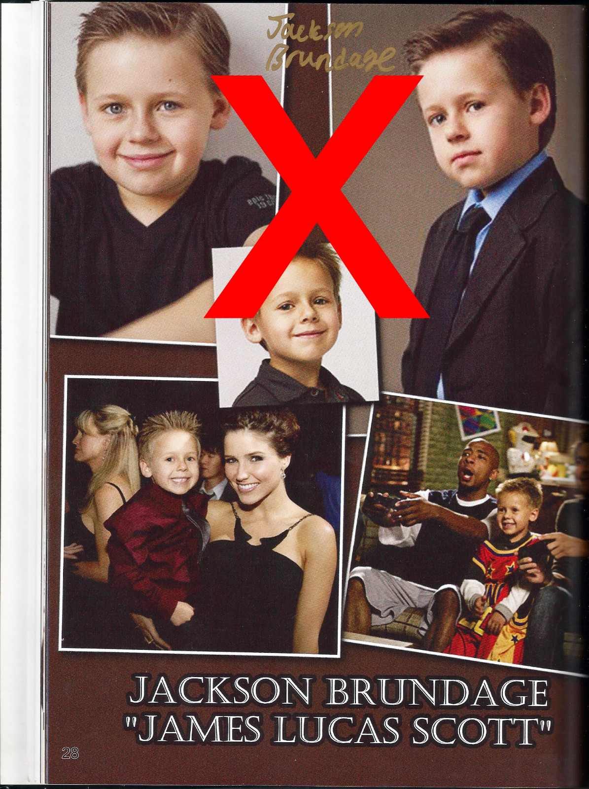 One Tree Hill Jackson Brundage Autographed - 8x10 Photo RP