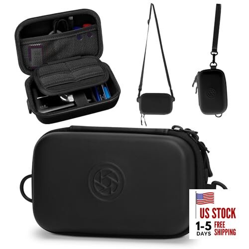 Camera Case for CAMKORY DC403 FHD 1080P, Kodak PIXPRO FZ55/FZ45 16MP Black
