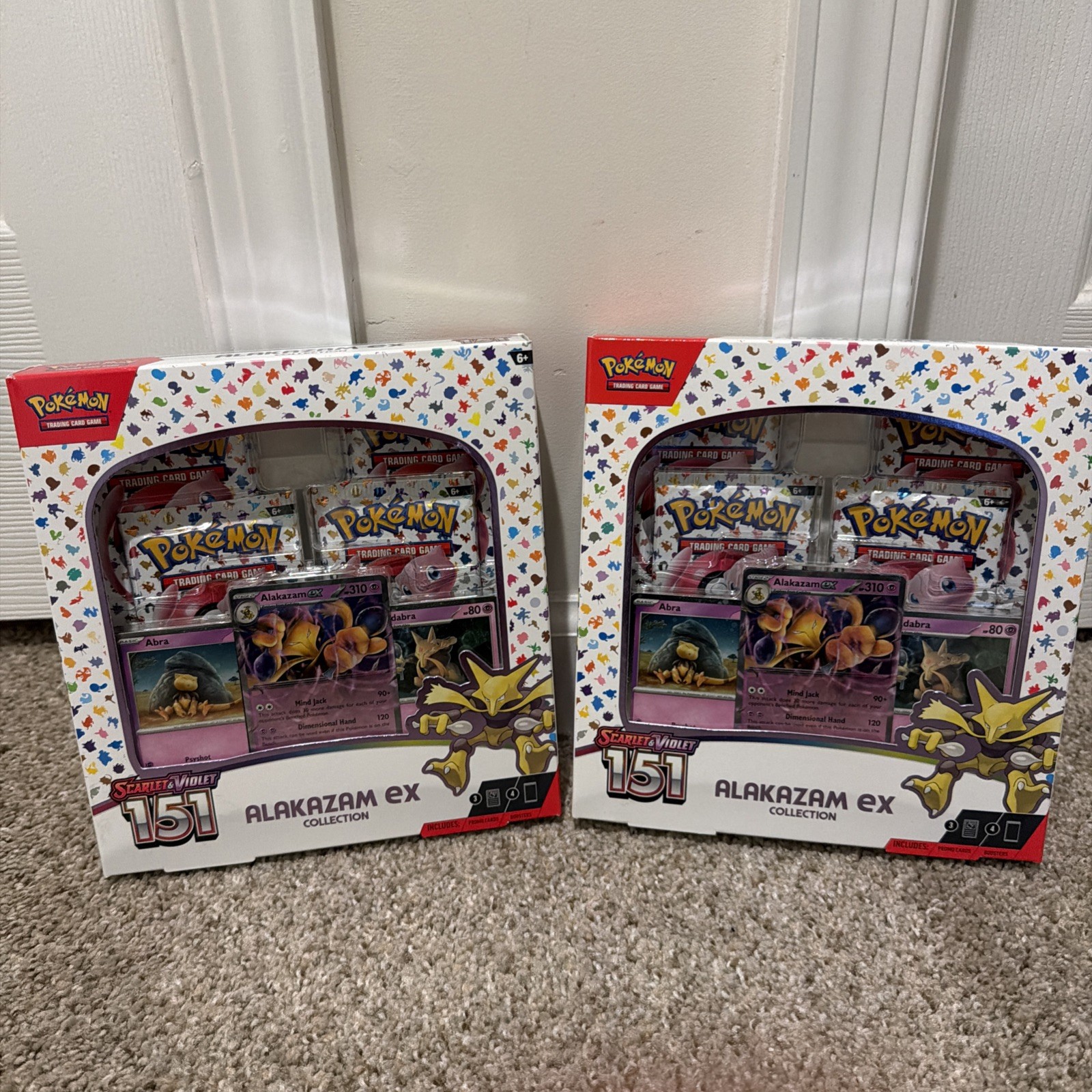 Pokémon TCG Scarlet & Violet 151 Alakazam ex Collection Booster Box New 2 Boxes