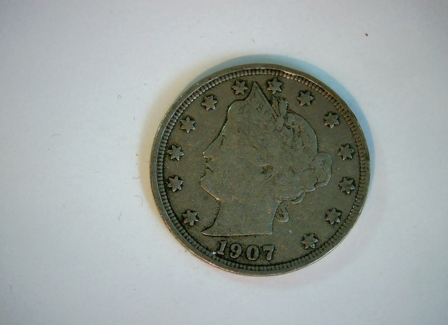 United States of America 1907 5 Cents Liberty Head (V ) Coin