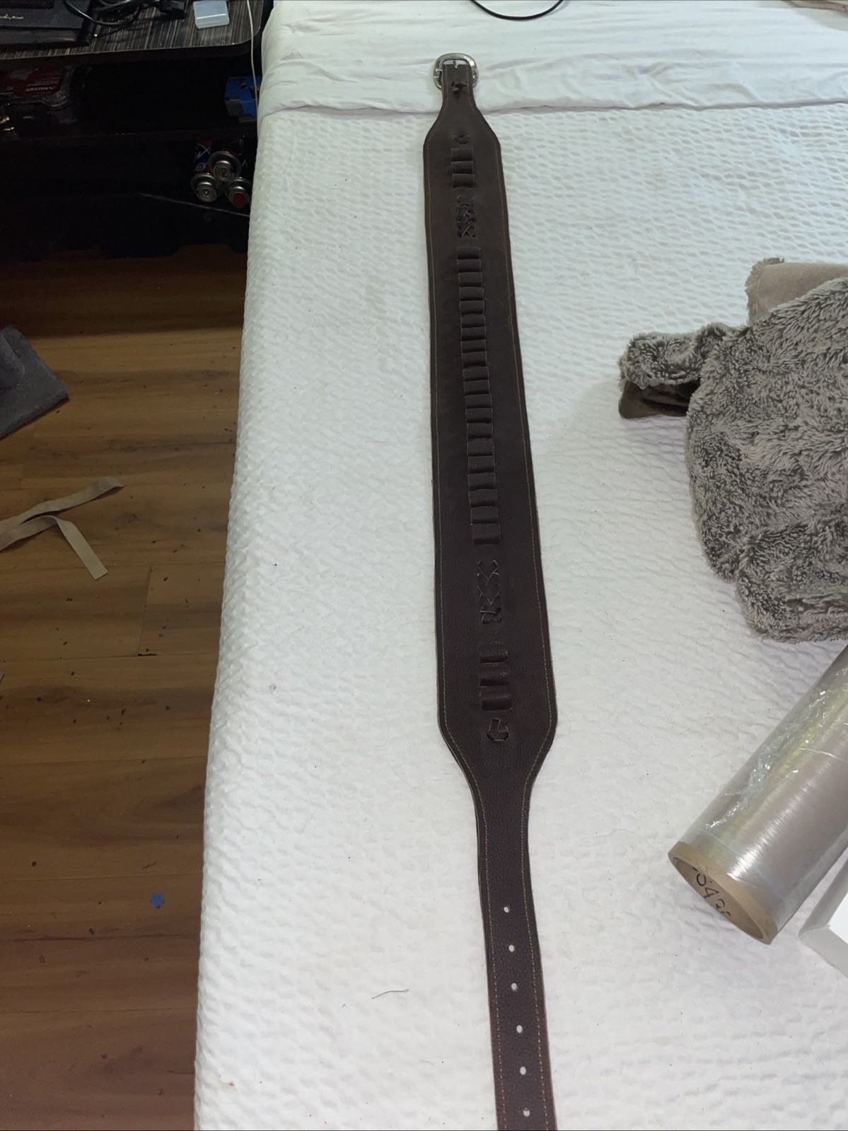 Vintage Leather Cartridge Belt 50”