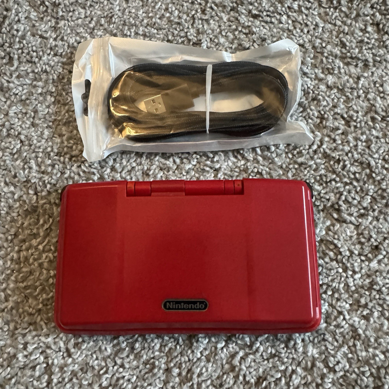 Nintendo DS With Pre Installed- Loopy Capture Card, Red
