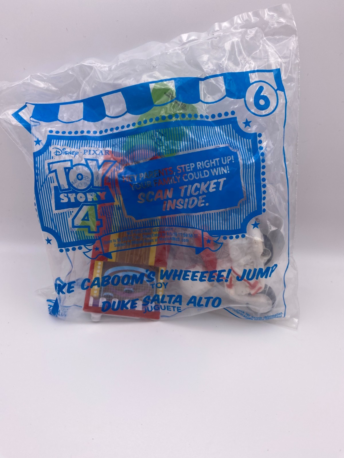 McDonald's Happy Meal Toy: Toy Story 4 Duke Caboom's Wheeeee! Jump Disney Pixar