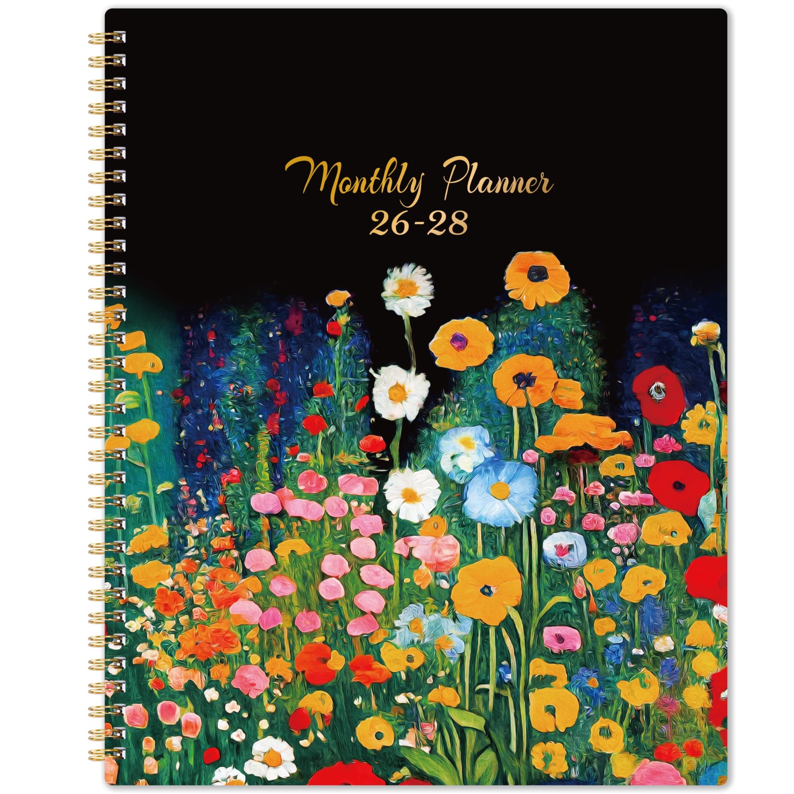 2026-2028 Monthly Planner - from July Large, Multicolor 
