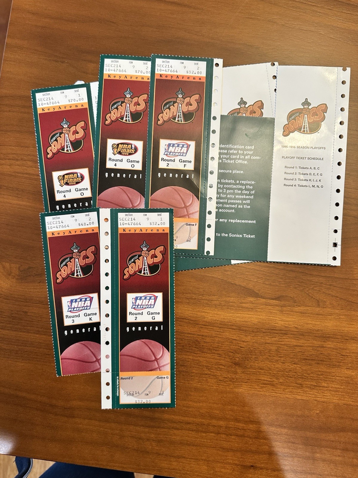 Seattle SuperSonics Playoff Tickets