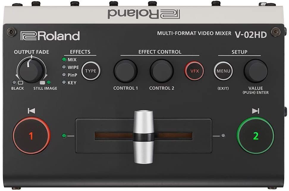 ROLAND V-02HD 2CH video switcher with built-in scaler