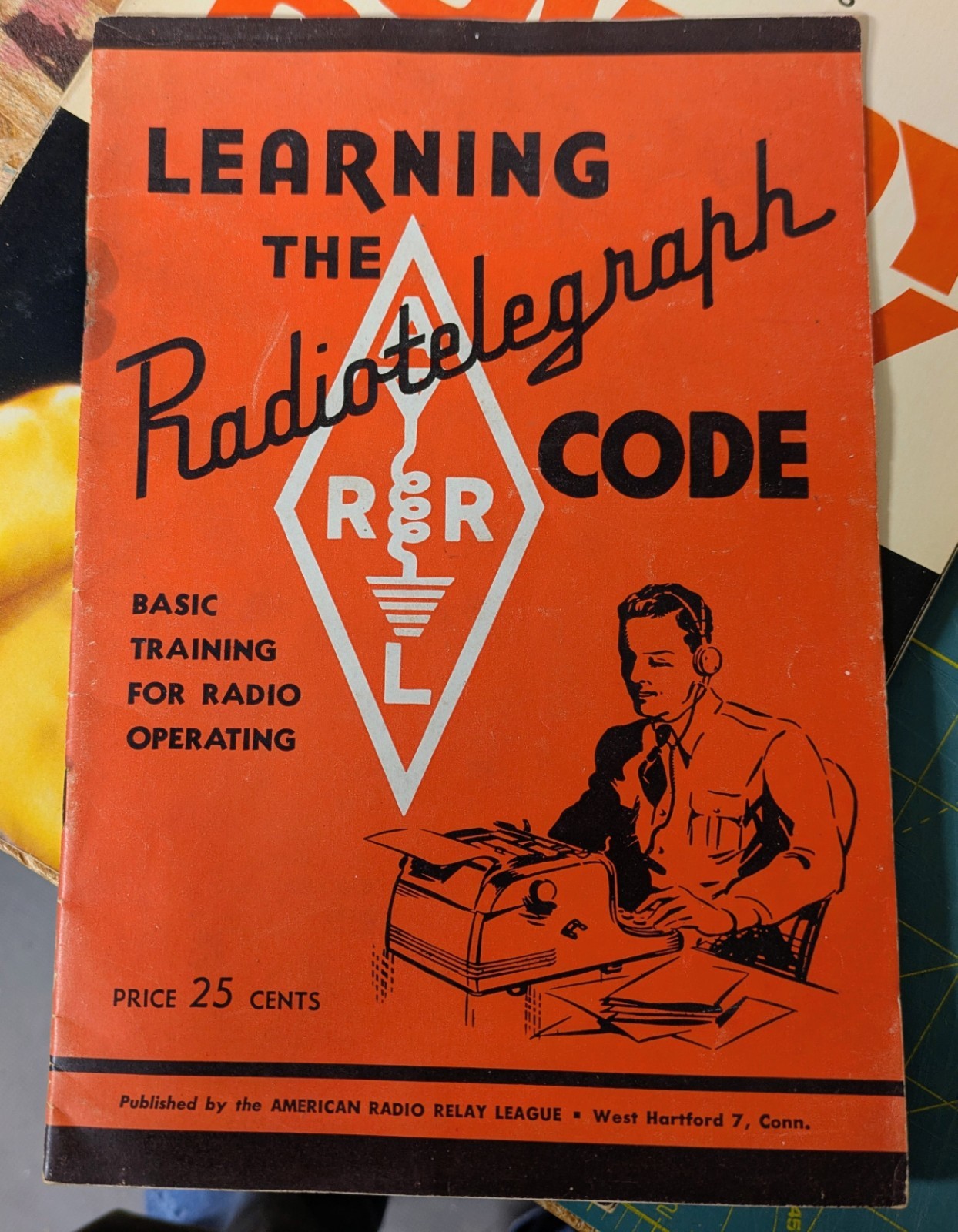 Vintage 1950 Learning The Radiotelegraph Code Manual Book Guide