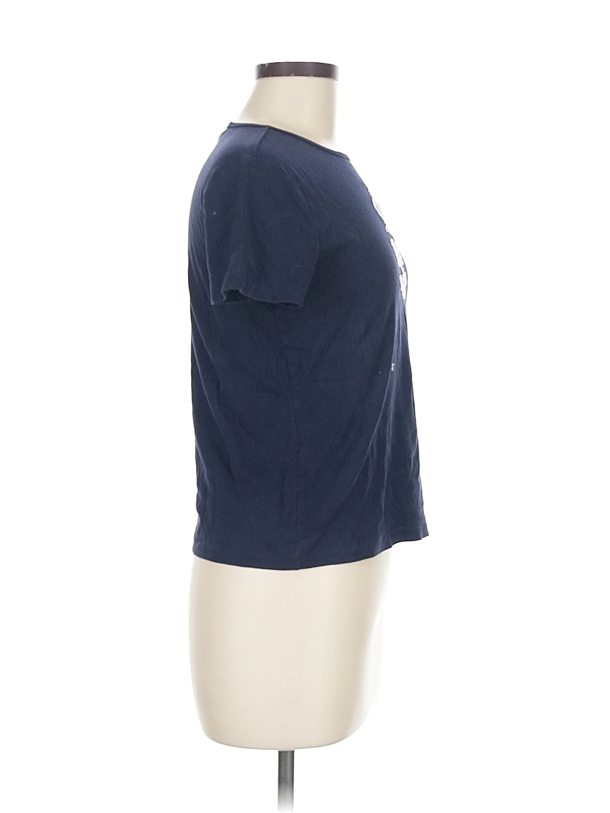 Lauren by Ralph Lauren Women Blue Short Sleeve T-Shirt M Petites