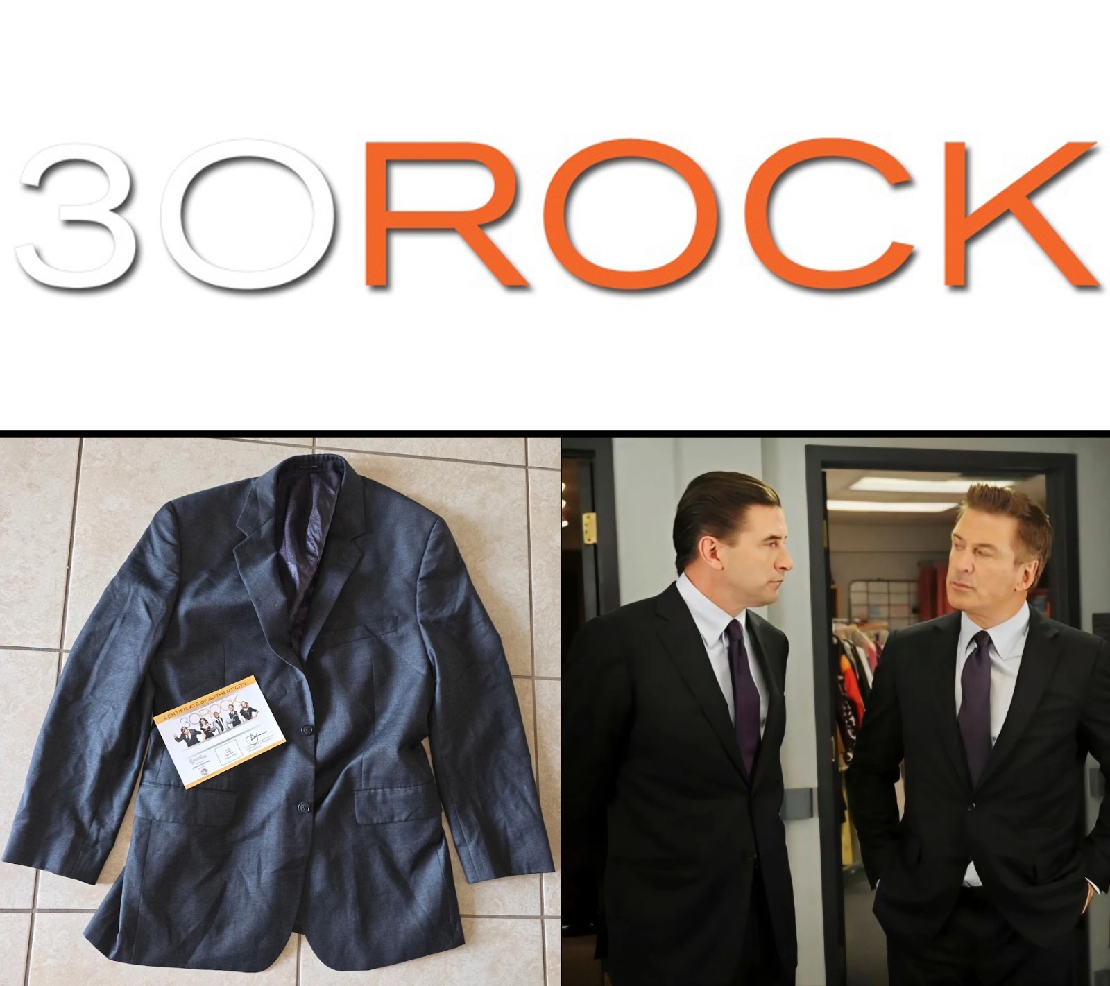 (SALE) 30 ROCK: Jack/Alec Baldwin HERO Sport Coat w/Studio COA