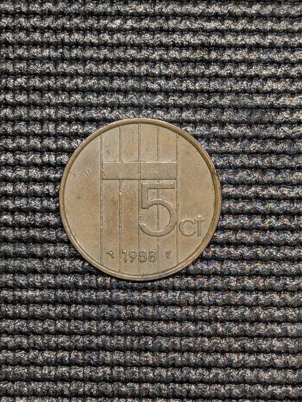 1988 Netherlands 5 Cent Coin