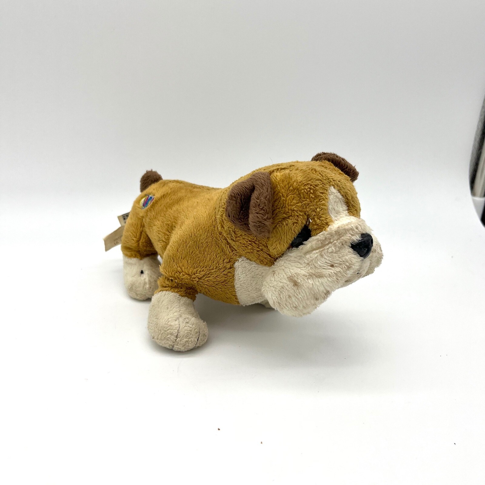 Ganz Lil' Kinz Bulldog Plush Stuffed Animal Toy Dog Puppy Brown White 6"