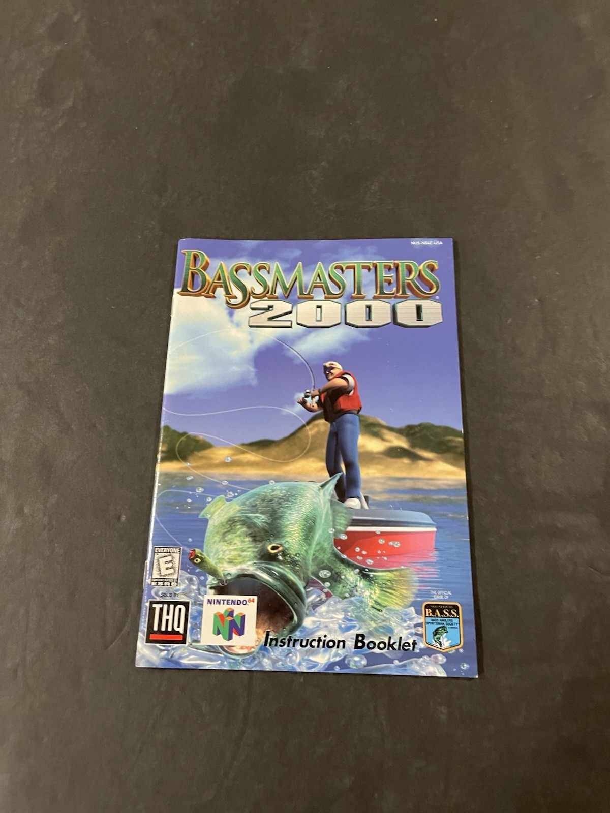 bassmasters 2000 n64 Manual Only