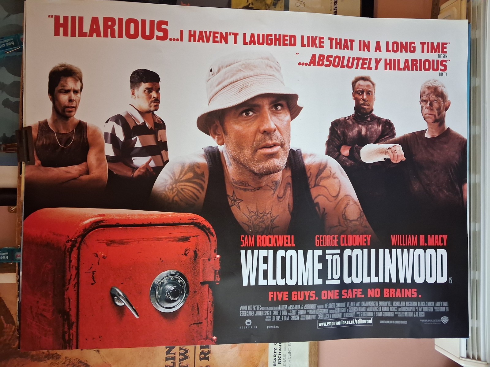 Welcome To Collinwood - George Cloony - Quad Cinema Poster