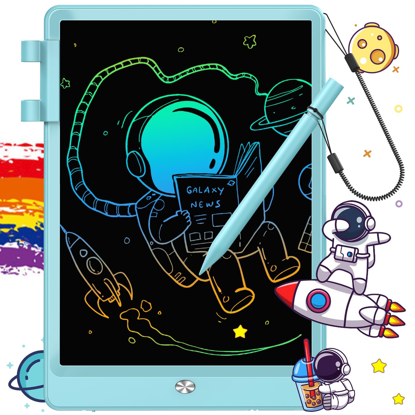 LCD Writing Tablet, 10 Inch Doodle Board Toys Gifts for 3-8 Year Old Girls Bo...