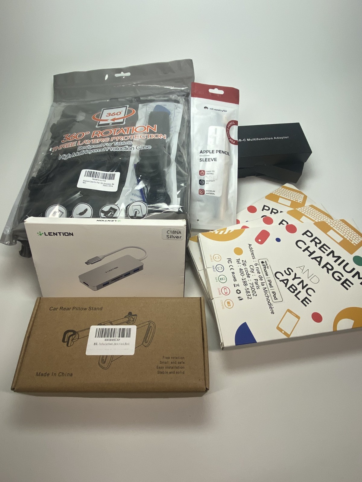 Mixed Electronics lot Overstock Amazon Apple Accessories Reseller Wholesale