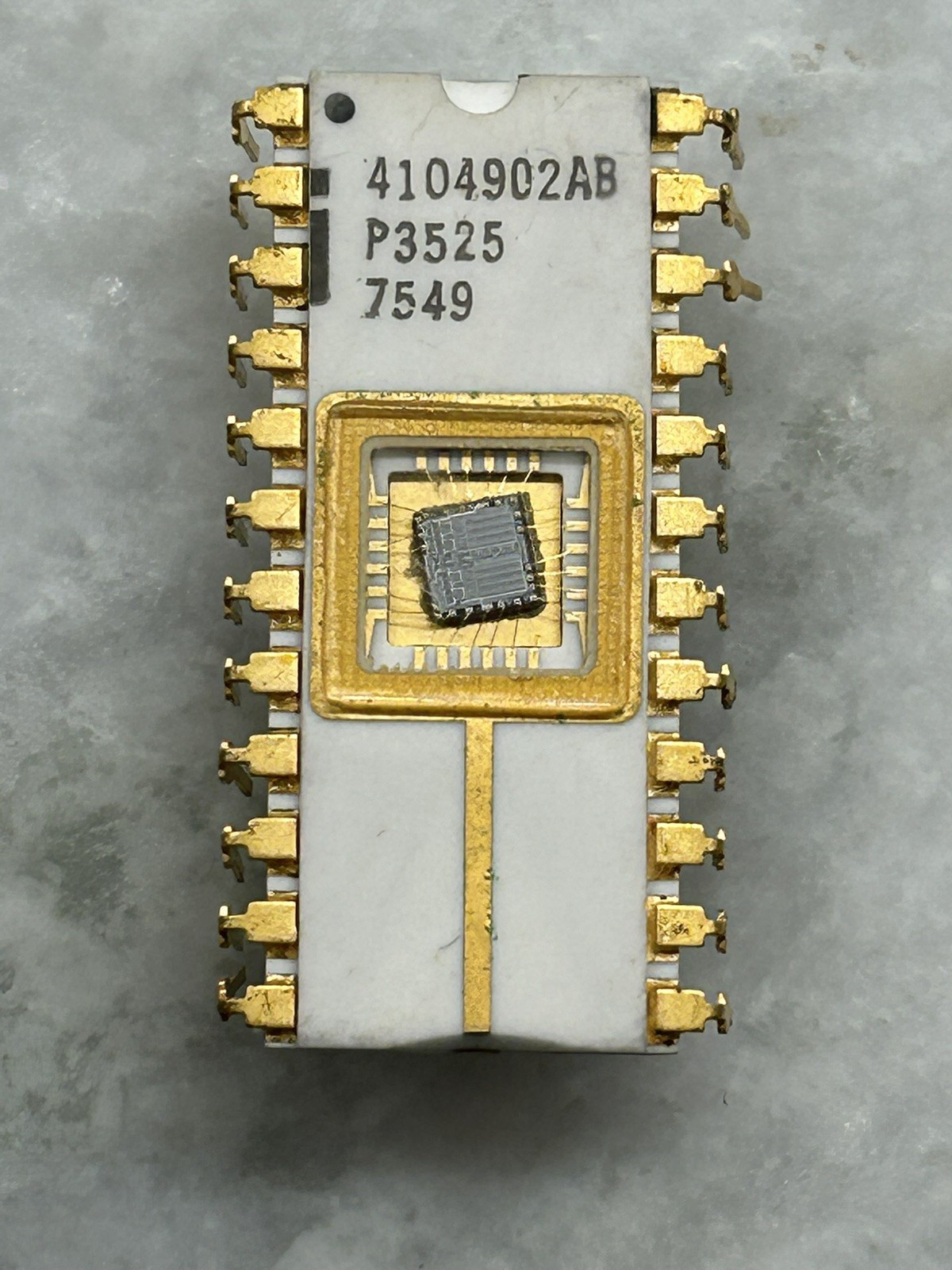 Intel 4102902AB CPU-- Rare Vintage GOLD