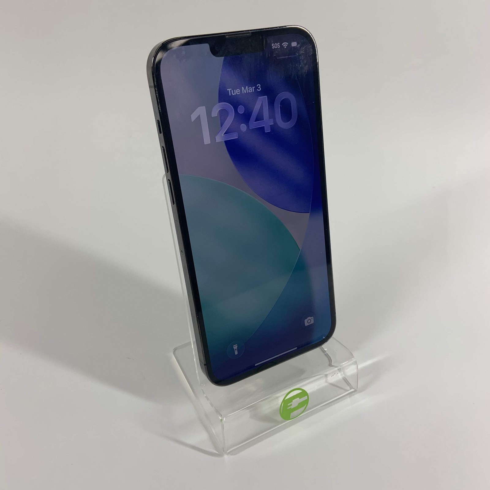 Broken Unlocked Apple iPhone 13 Pro Max 128GB 26.2.1 MLF23LL/A BAD BATTERY