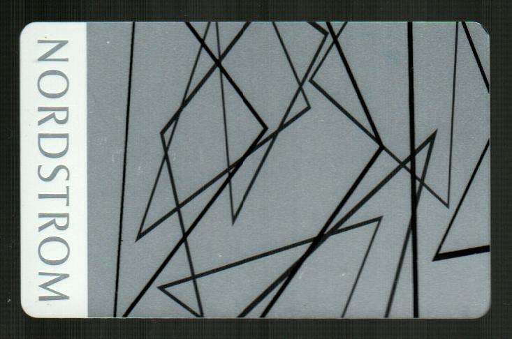 NORDSTROM Modern Geometric Abstract ( 2015 ) Gift Card ( $0 )