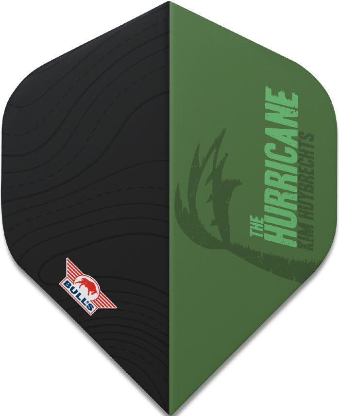 Bulls Powerflite P Kim Huybrechts The Hurricane Green Standard Dart Flights