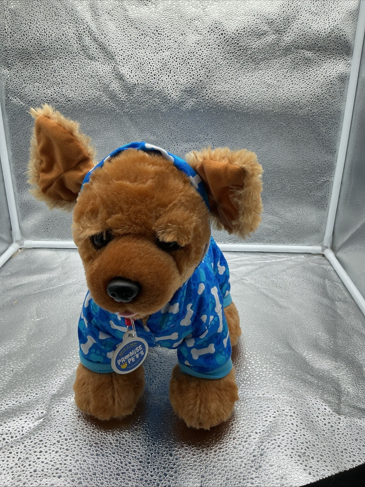 Build-A-Bear Workshop 13.5"  Plush Promise Pet Dog Puppy With PJ'S