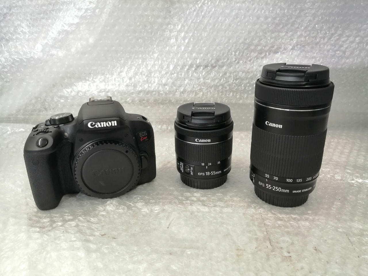 Canon EOS Kiss X9i DSLR Camera Double Zoom Kit Used From Japan