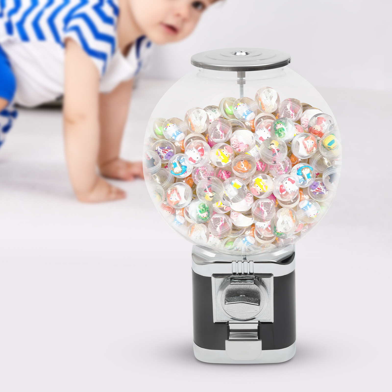 Gumball Candy Dispenser Bubble Gumball Capsule Ball Toy Bulk Vending Machine