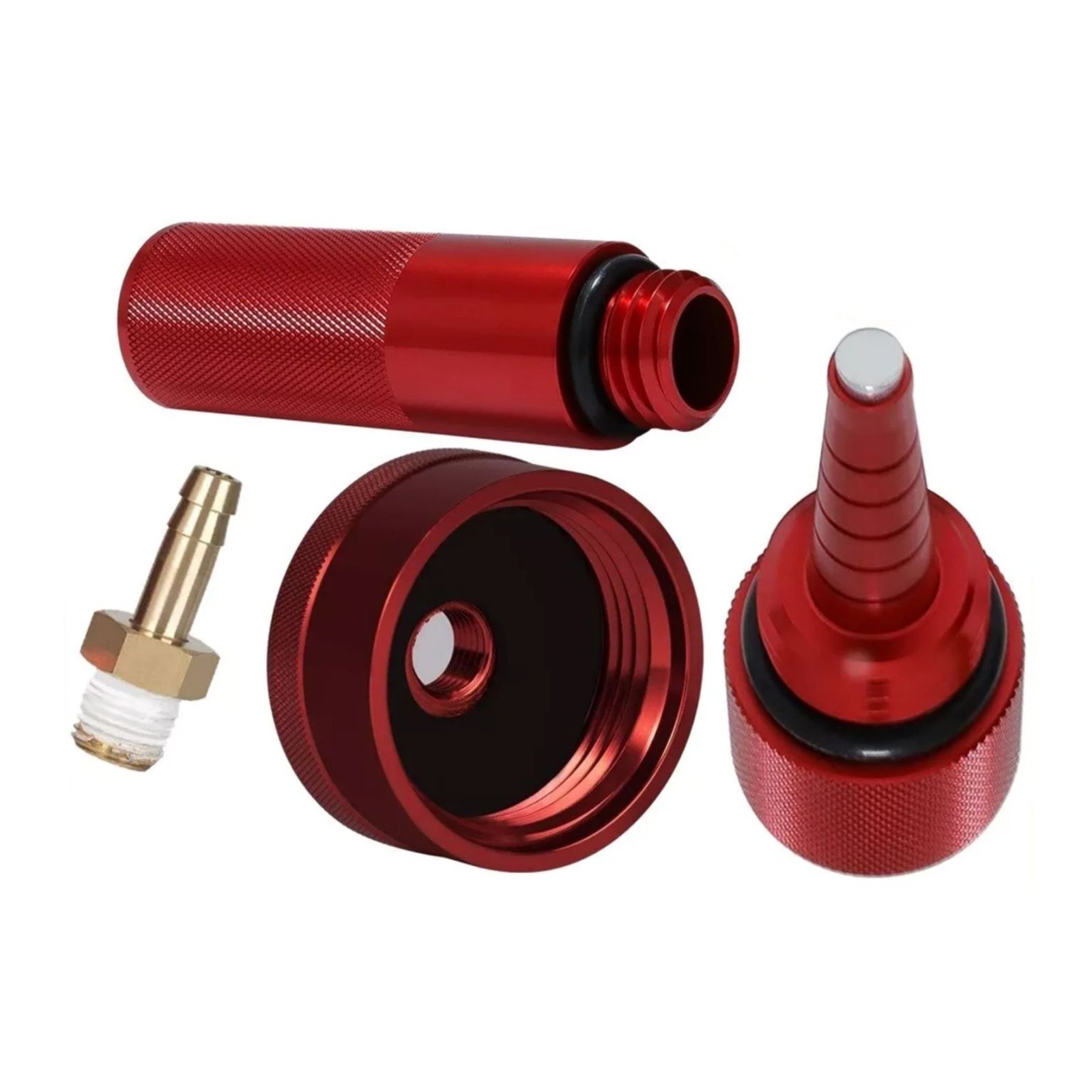 Oil Change Funnel Magnetic Dipstick Brass Hose Kit For Honda Generator EU2200i