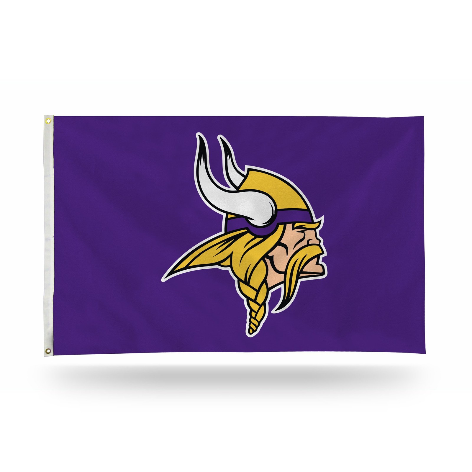 Rico Industries NFL Minnesota Vikings 3Foot by 5Foot Single Sided Banner Flag