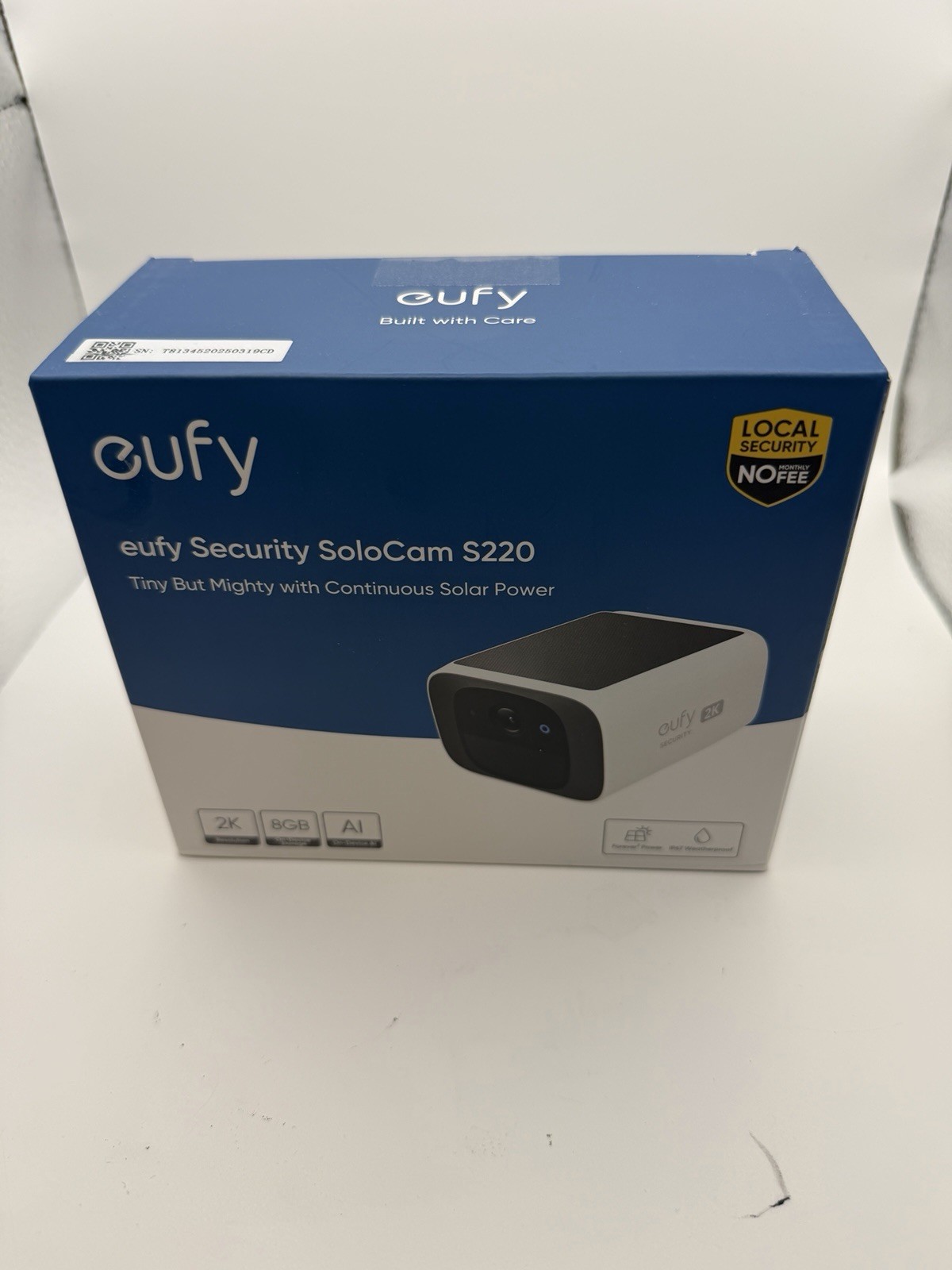 eufy Security SoloCam S220 Solar Wireless Security Camera  2.4 GHz Wi-Fi T8134