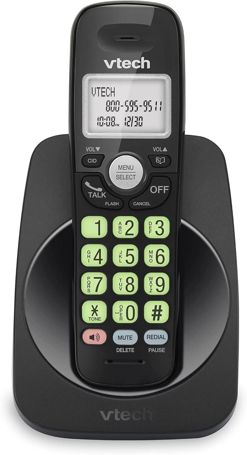 VTech VG131-11 DECT 6.0 Cordless Phone Speakerphone, Caller ID & Wall Mount #2