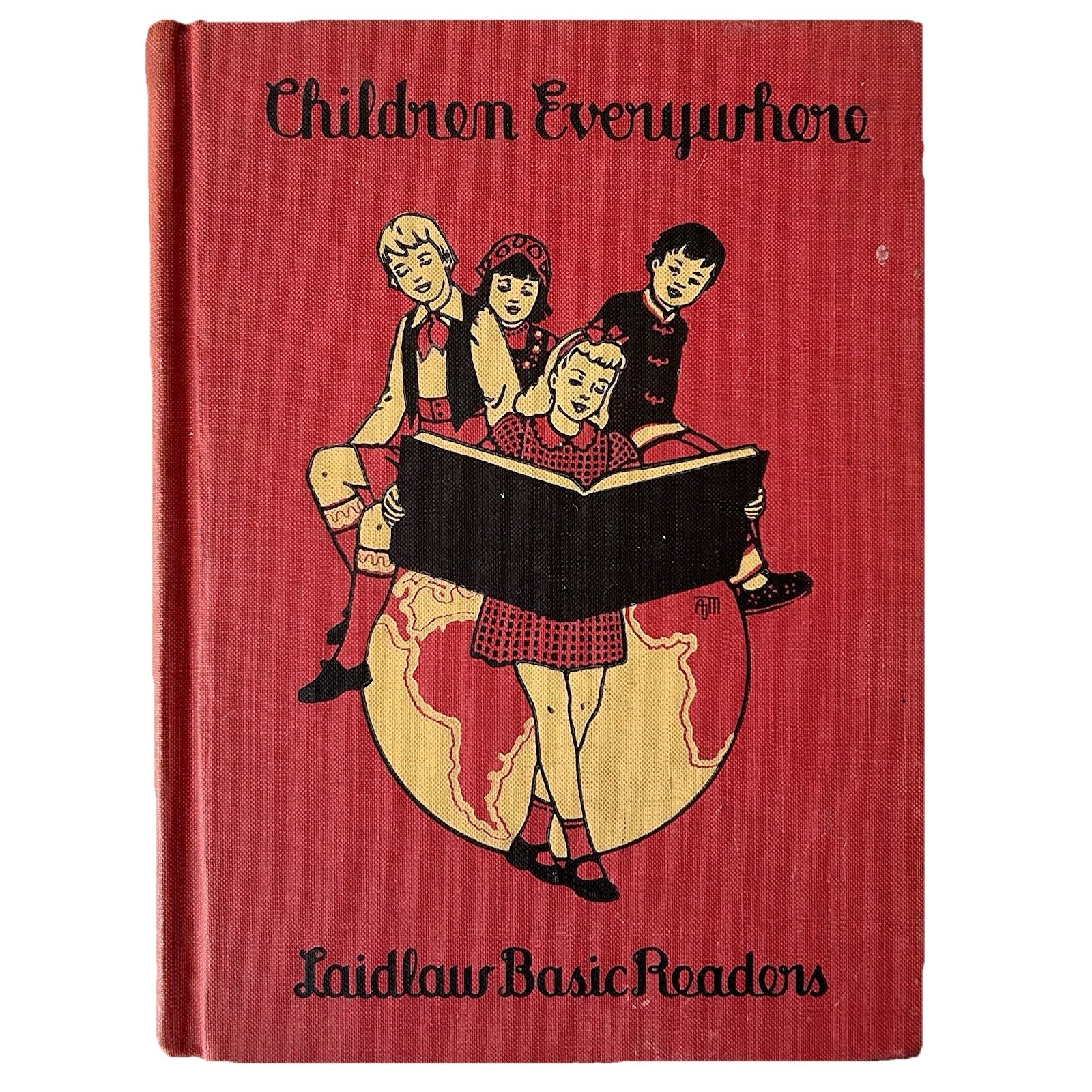 Children Everywhere; Laidlaw Brothers Elementary School Book; Color Illustration