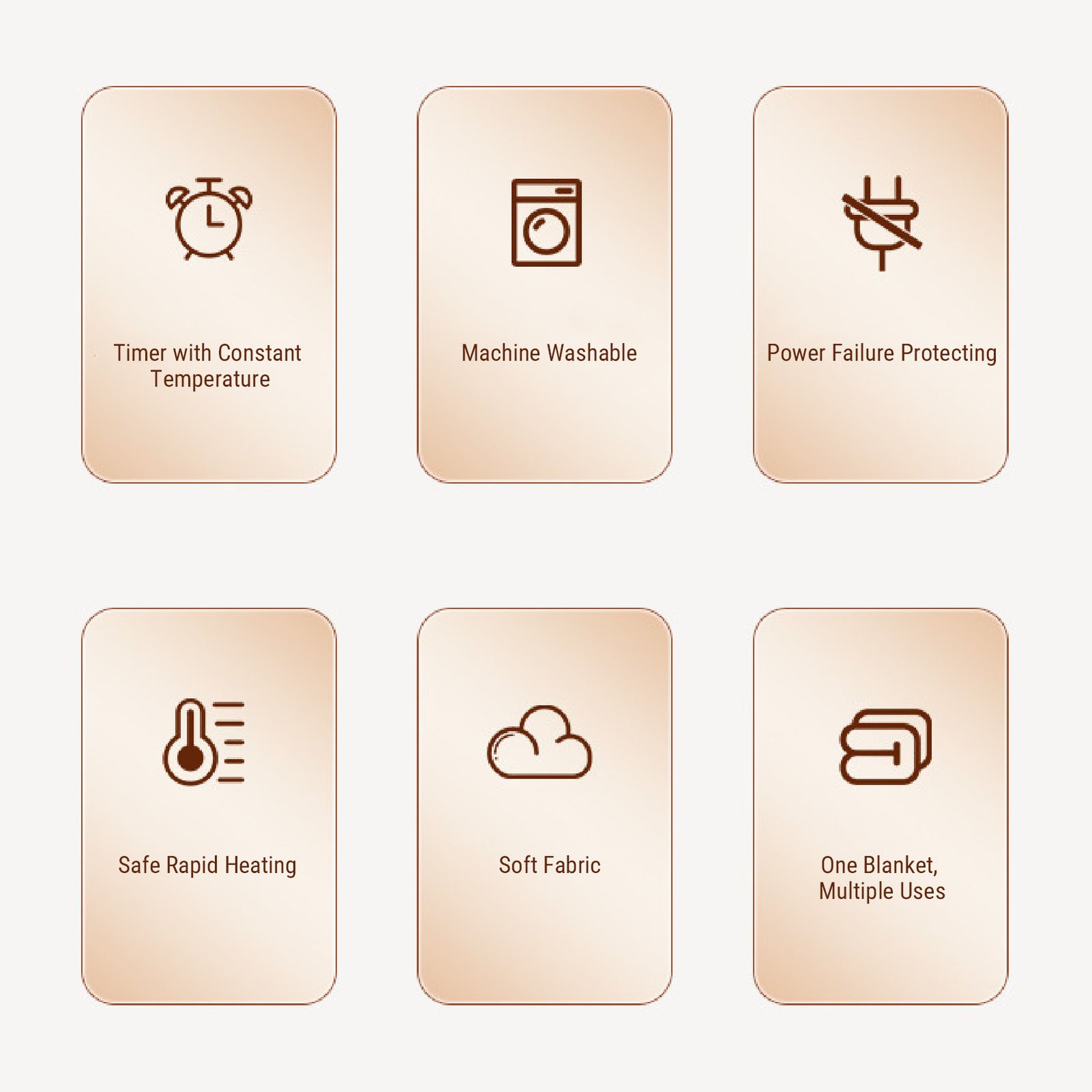 Luxurious Electric Wearable Blanket With Sleeves For Cozy Family Movie Nights