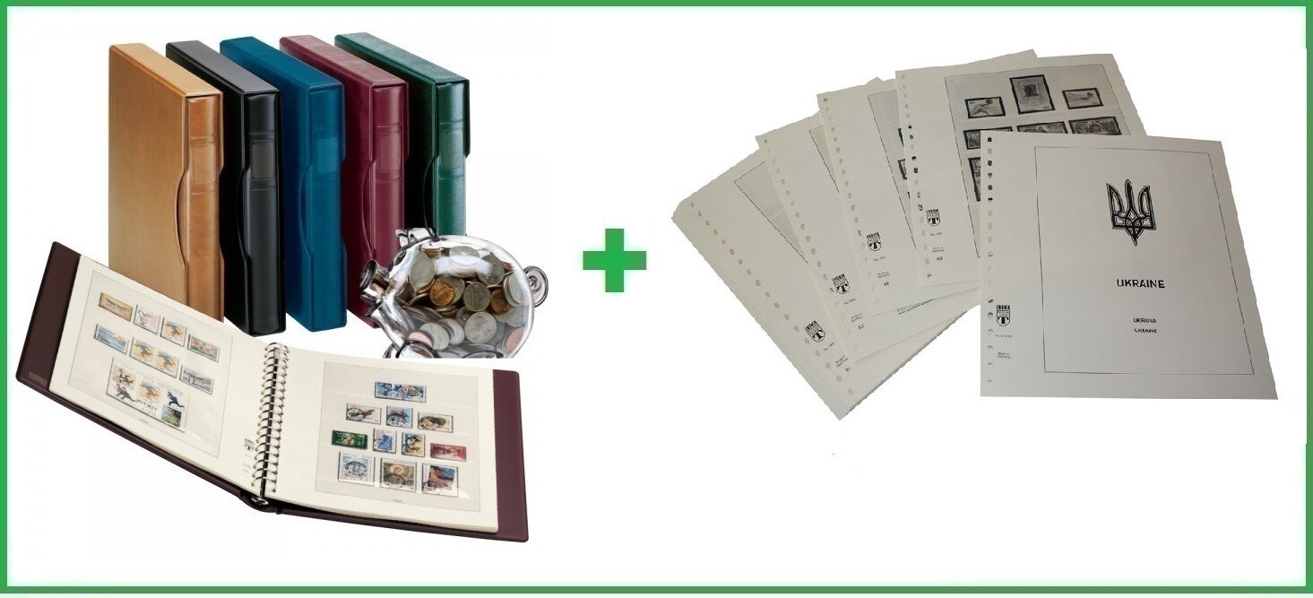 Lindner 243 02 1124V Ukraine Printed Album T-Printed Pages 2002 2008