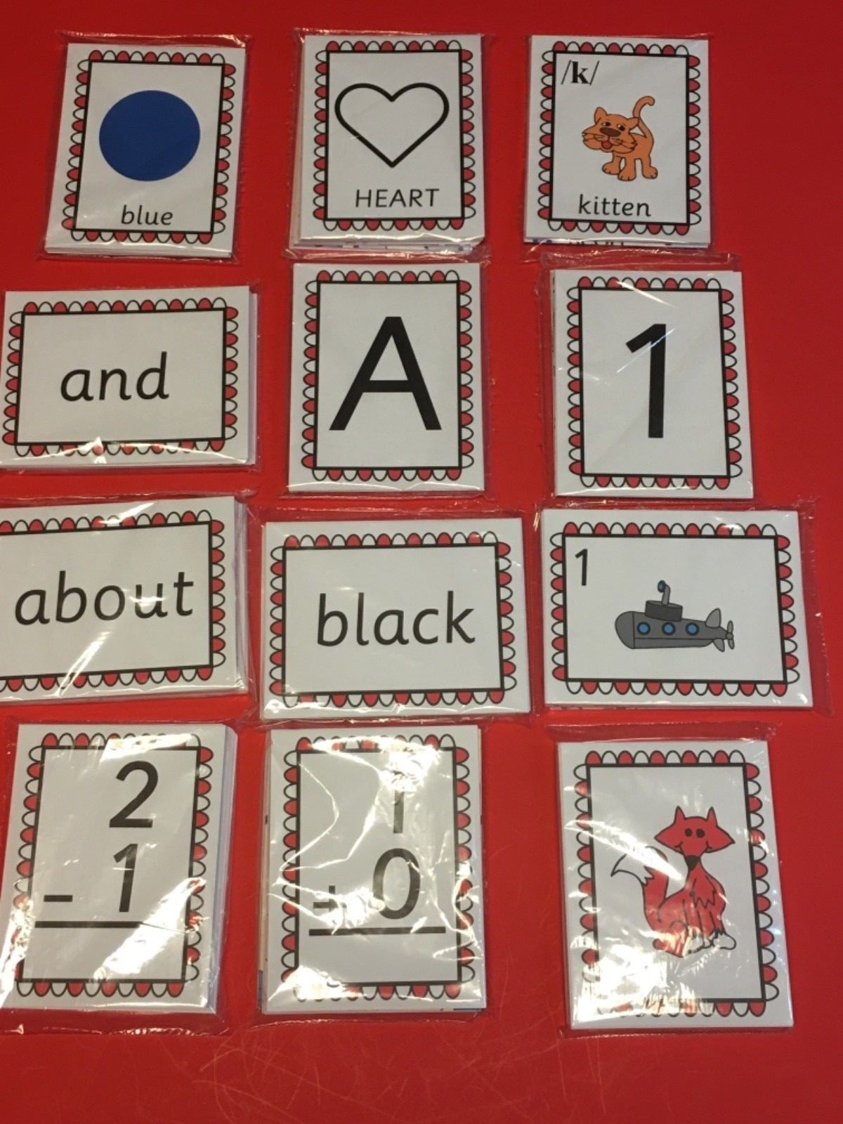 Toddlers  - Learning (12 Packs) Alphabet Phonics  Words Shapes Colors & Number