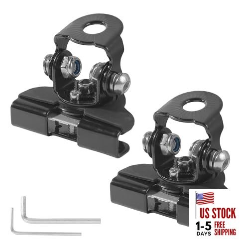 2PCS Light Bar Mounts,Car Accessories Car LED Hood Mount Light Brackets Black