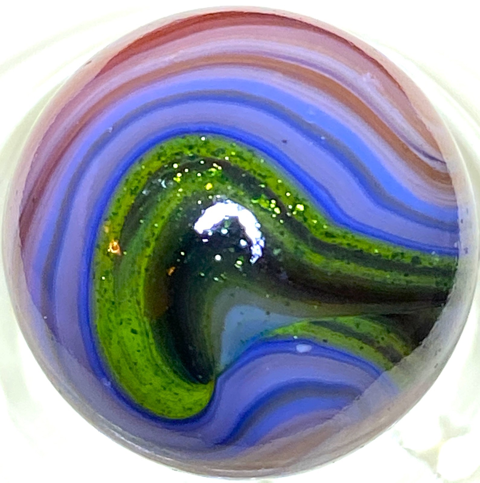 DAS/JABO PSYCHADELIC RAINBOW COLORED BANNED SWIRLED SHOOTER .72" BOX03/343