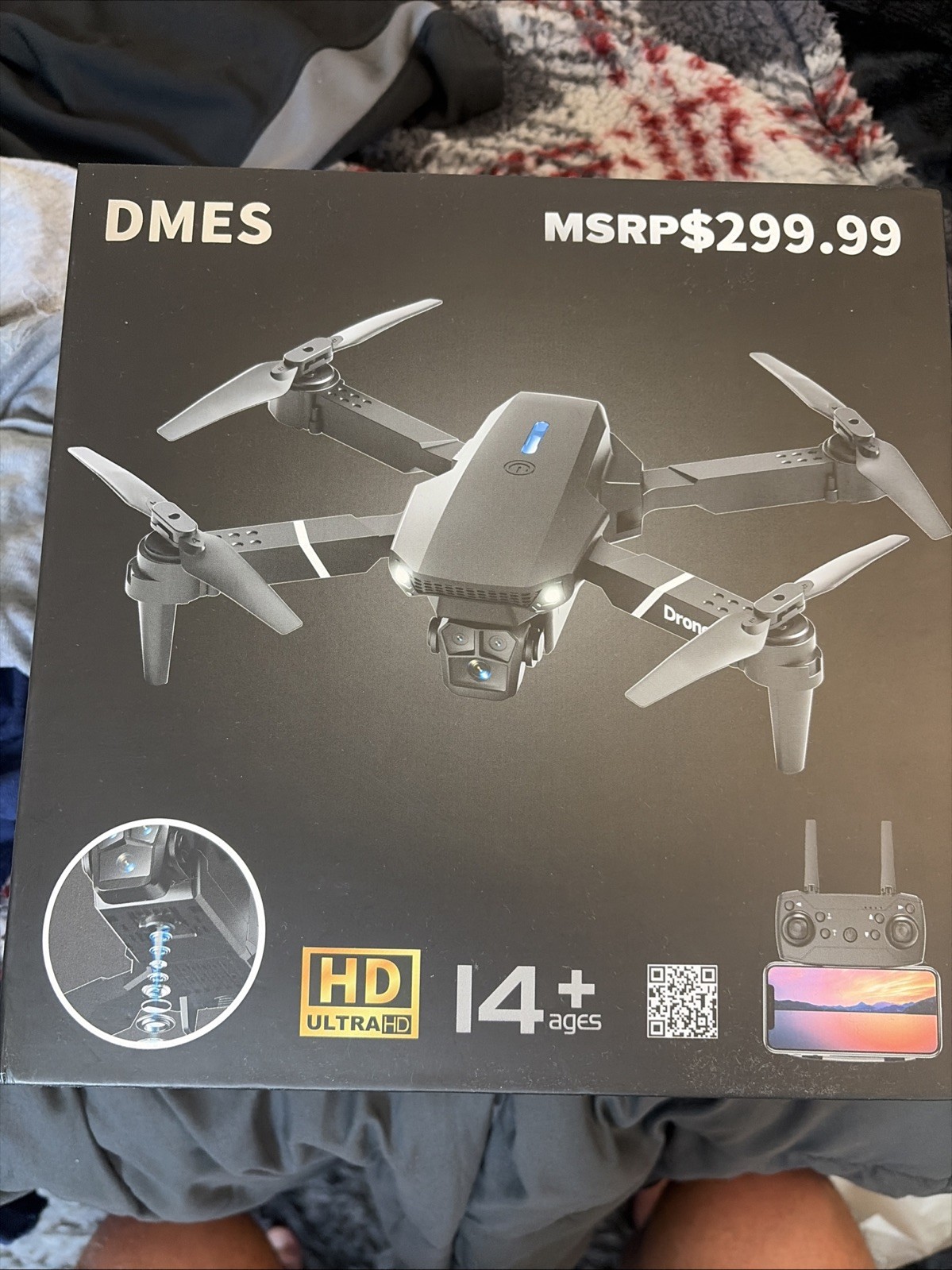 DMES P13-1 Drone with HD Dual Camera, Obstacle Avoidance, 360 Flip Ready to Fly