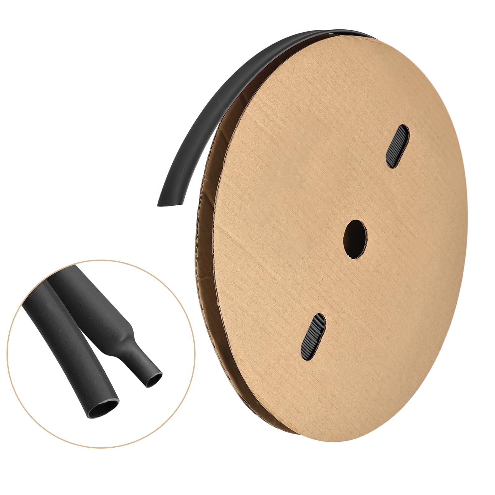 50Ft 31 Ratio 3/4 Inch Diameter Adhesive Lined Dual Wall Heat Shrink Tubing