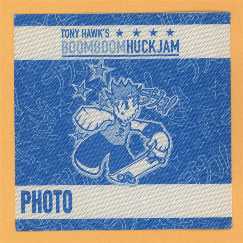 Tony Hawk 2002 Boom Boom Huck Jam Photo Backstage Pass 